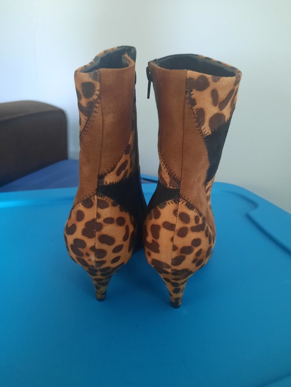 Patchwork Ankle Booties - Picture 5 of 6